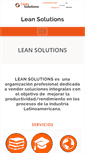 Mobile Screenshot of leansolutions.co